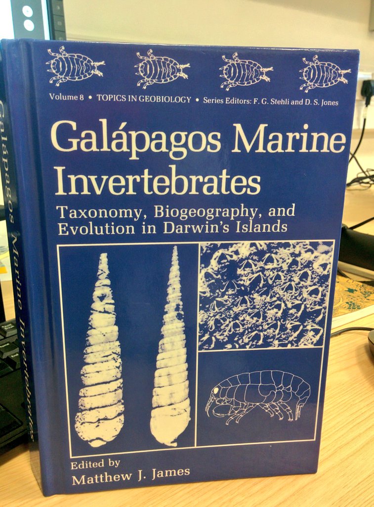When your supervisor hands you your new PhD bible 😍 #marineinvertebrates #Galapagos #whoneedsabackbone #phdlife