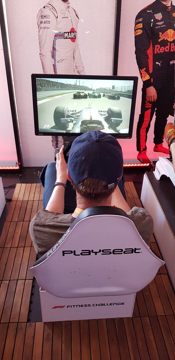 DanLouSutton's tweet photo. #F1drivertraining !! Don't give up your day job @TTangoman https://t.co/pTsrBYoxVF