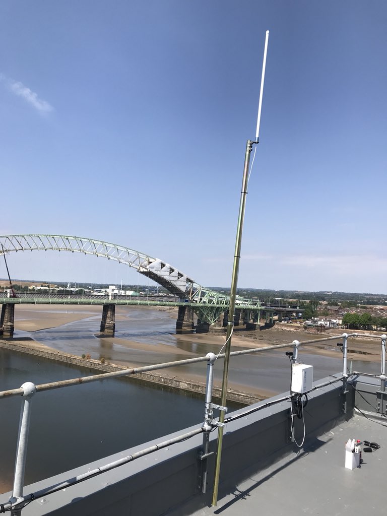 GavRoberts_hh's tweet photo. More power! Adding a bigger antenna for our preemptive maintenance coverage with @ProvostJ_HH @leereevell_hh @HaltonHousing #HHDisruptors https://t.co/Kyul7Me99I