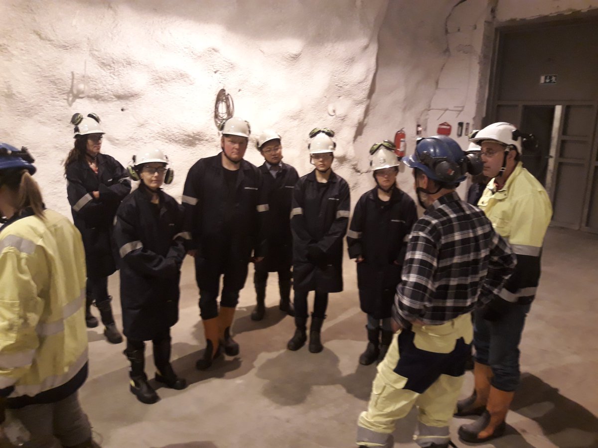 JJoutsenvaara's tweet photo. Bioaerosol research community from @UniOulu visiting @CallioPyhajarvi. Possibilities and new ideas discussed during the visit to LAB 2 at the depth of 1430 metres.
#CallioLab #CallioLabResearchCommunity @BalticRegBSUIN @Arctic_Planets https://t.co/kLaY1SIMeB