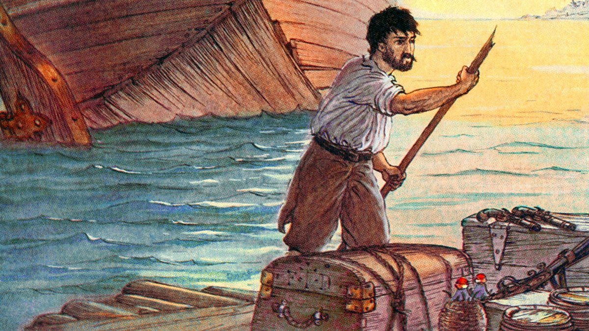 Free Audio Book Friday: Robinson Crusoe by Daniel Defoe - mailchi.mp/learnoutloud/r…