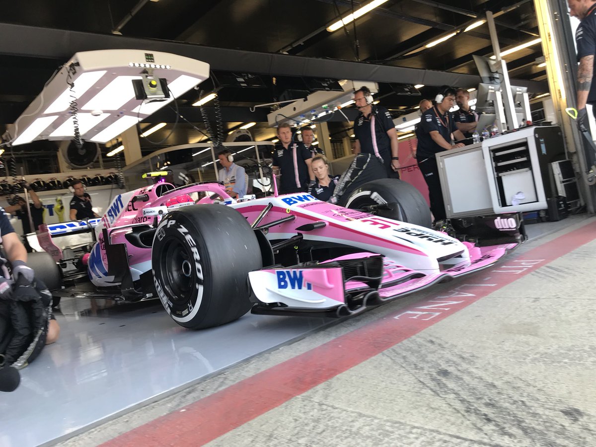 Esteban leaving the garage