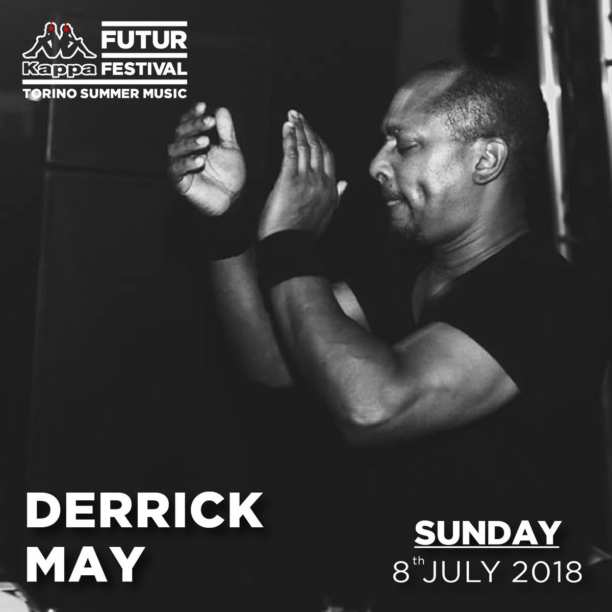 bpamusicuk's tweet photo. Heading to @FuturFestival this weekend? Don't miss @derrickmayday on Day 2! π
#BPAAgency #BPAArtist #DerrickMay https://t.co/V4VtxD1vOh