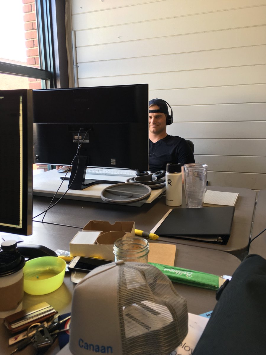 I told <a href="/camdoody/">Cam</a> he could sit near me today with one caveat - no talking. He’s doing great so far - 15 minutes in.