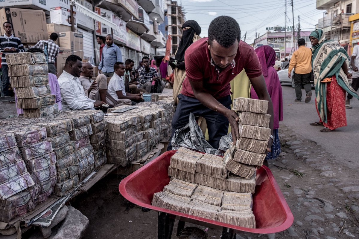 Tommy Trenchard on Twitter: "Latest pics for the Wall Street Journal out  today, with @MatinaStevis's report on the shift from cash to mobile-money  in #Somaliland, where a few dollar bills will get