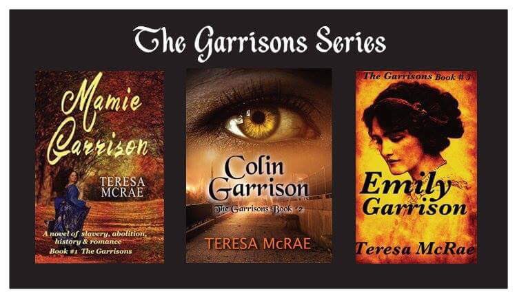 Mamie Garrison  Amazon.com/dp/B0182QUN14
Kindle .99
Book 2, Colin Garrison Amazon.com/dp/B0759MYN81
Kindle 2.99
teresammcrae.com
Books2read.com/MamieGarrison
Books2read.com/ColinGarrison
For nook, B&amp;N, Apple, Kobo, and more. 
#Historicalfiction,#Genealogy,#paranormal