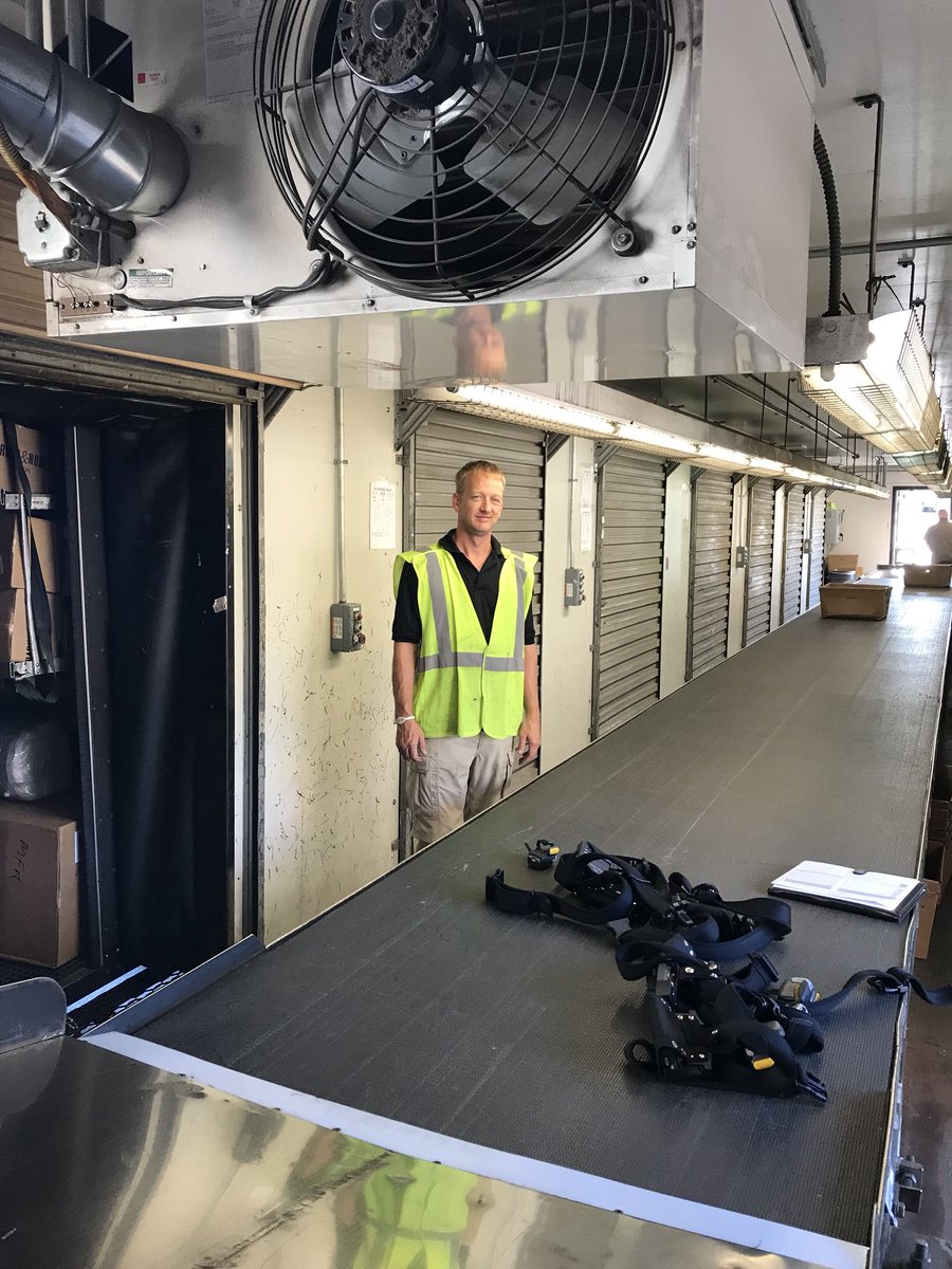 Des Moines Preload - Green Belt all wrapped up ready for the drivers to start their day!