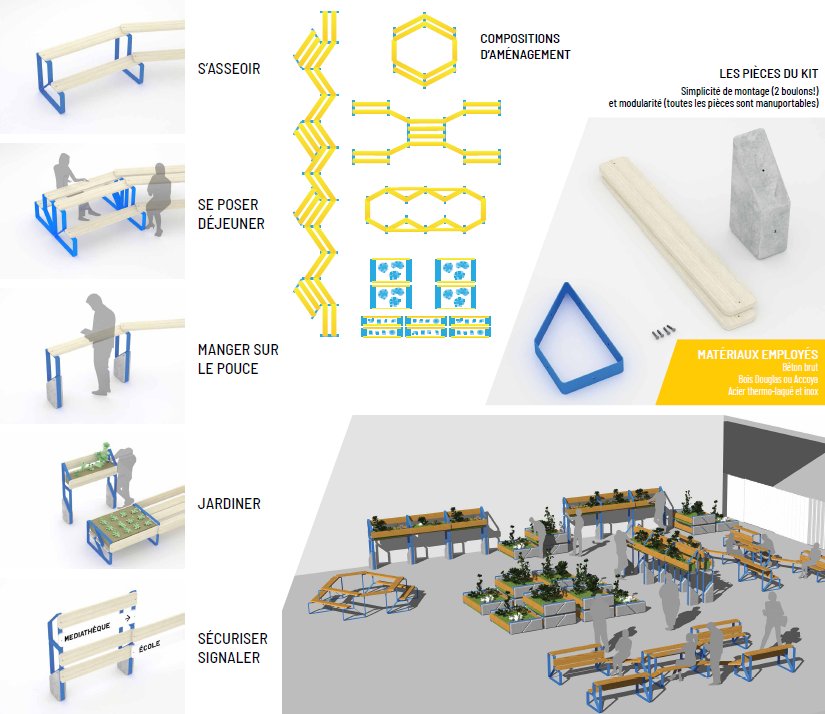 Et pour terminer la semaine, voici la dernière de #MobMob avec LIVING ROOM : mobilier modulaire pour urbanisme transitoire. Il ne reste que quelques jours pour voter ! Choisissez votre projet préféré sur bit.ly/2KJ8Pui #design #villes #designurbain #urbanisme #designer
