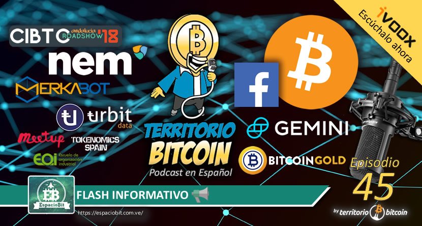 ESPACIOBITVE's tweet photo. Flash Informativo: Bitcoin en los limites de soporte para subir o bajar y la historia en crónica rosa de Facebook – Episodio 45 https://t.co/AXg80IhOM5 #Podcast #TerritorioBitcoin #Bitcoin #Mercado #Noticias #Facebook #BitcoinGold #UE #NEM #MerkaBot #NuevoMeetup #Andorra https://t.co/gWFe8SL8nJ