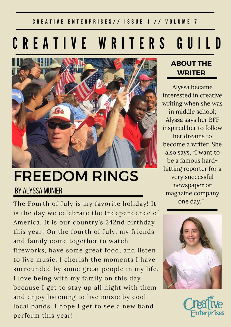creative_ent's tweet photo. #CreativeWritersGuild presents Freedom Rings https://t.co/cuzkZEyVDF