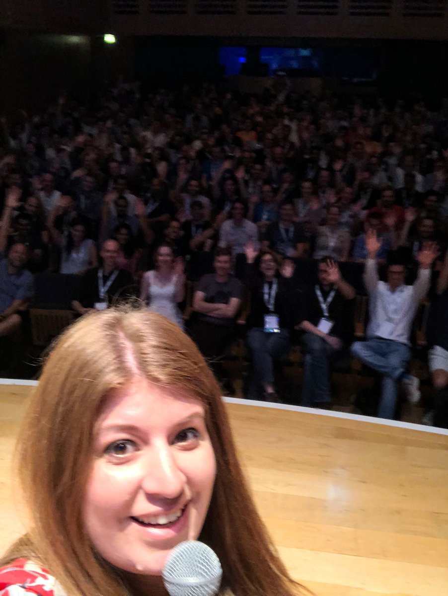 elibelly's tweet photo. Say hello to all my @TrainlineTeam colleagues and our @YLDio @gblock @goextend friends ππππ #TLTechSummit18 #selfie https://t.co/WfelZnnWiR