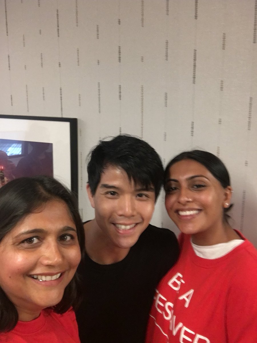 Alka_Hob's tweet photo. Thank you @tellyleung and the rest of the @Aladdin cast for coming to see us last week as #WeDeleteBloodCancer #DKMS 

RT!
@DKMS_us https://t.co/H5jBlcQWhO