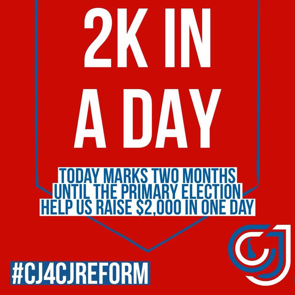 ChrisJohnsonDE's tweet photo. I’m running for Attorney General because we can not afford to maintain the status quo.
Delaware’s primary election is on September 6th - just 2 months from today. Can you RT to help us raise 2k by the end of the day?
#CJ4CJreform #VoteSmartJusticeDE
https://t.co/eDAeymT2I0 https://t.co/IZF4B9w6jZ