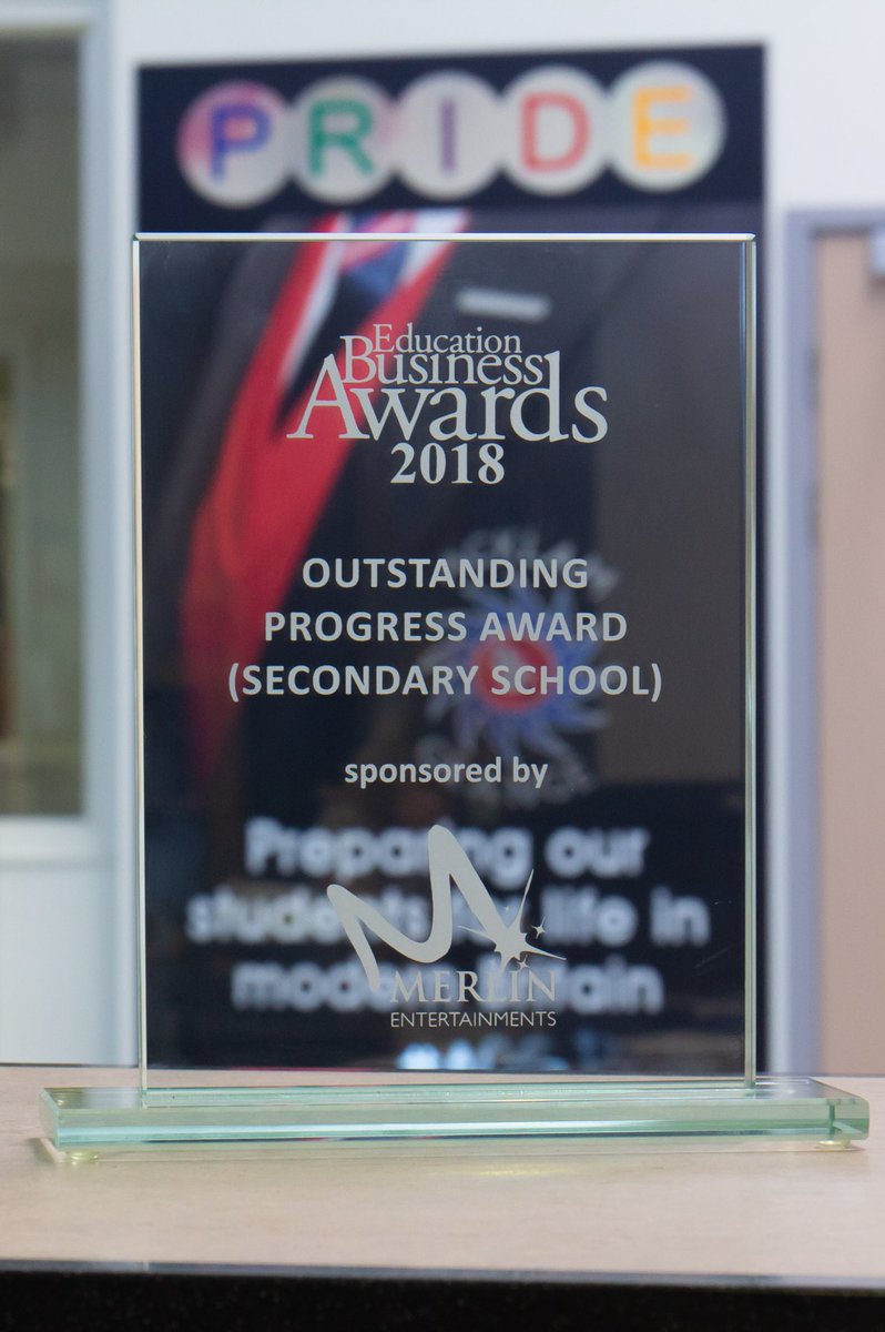 We are absolutely thrilled and honoured to have won the Outstanding Progress Award for secondary schools across the whole country! This is testament to all the hard work that our students and staff have put in over the last few years ☺️ #AGSpride