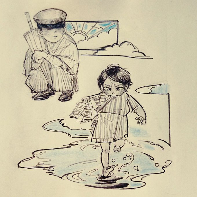 ゴールデンカムイ版深夜の真剣お絵描き60分一本勝負 チカパシと