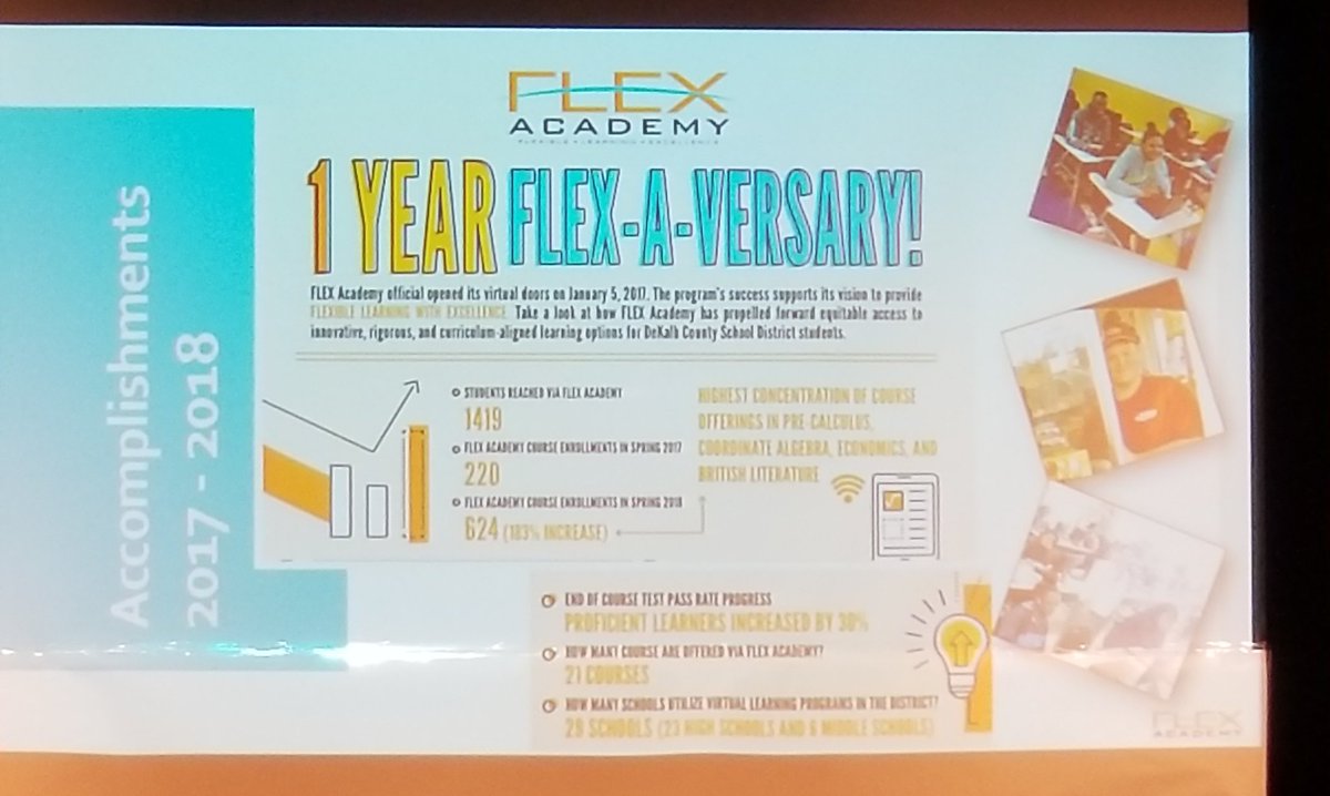 i2teachtechga's tweet photo. It's our @DCSDFLEX #Flexaversary! 👀at those stats.   They are the💣💥! Teaching and learning is what we do in @DeKalbSchoolsIT!  What your superpower? https://t.co/H7P5kWdDSp