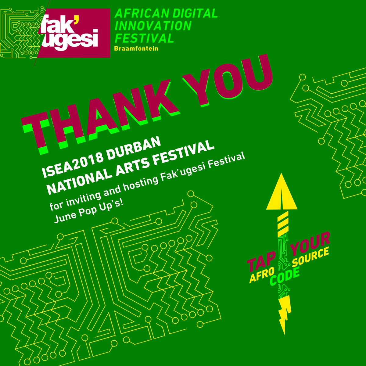 Fak'ugesi Festival tweet media