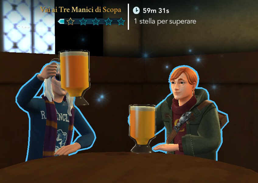AngelaForin's tweet photo. #Engorgio attualmente la magia col fine pratico più utile!! Buon weekend 🍺🍻
#HogwartsMystery https://t.co/RnAEwGBtyW