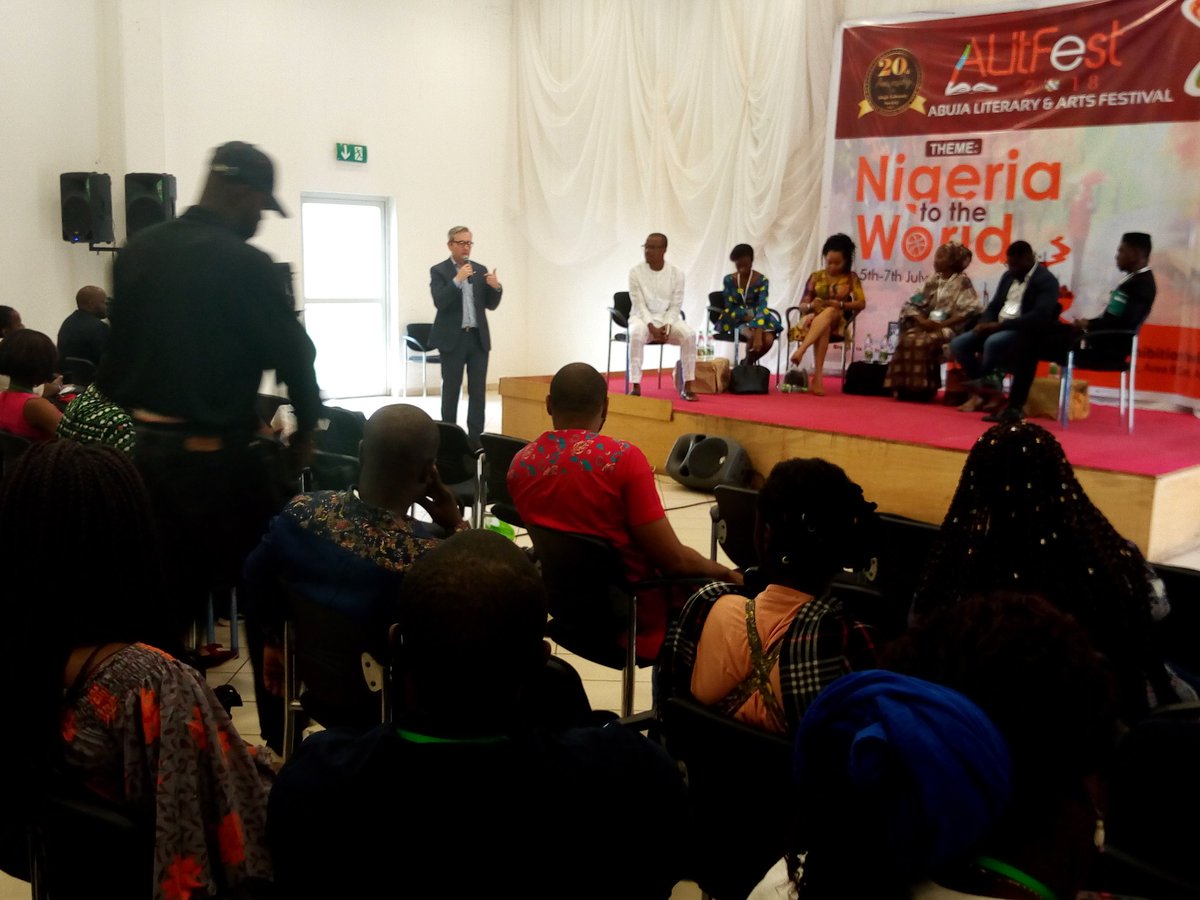 AbujaLitSociety's tweet photo. ALitFest Day 2!
Panel discussions: Youth Involvement in Politics #ReadytoRun #ALitFest2018 #ALitFest18 #Australia #NigeriaToTheWorld #Abuja https://t.co/Q0iNUQLMM5
