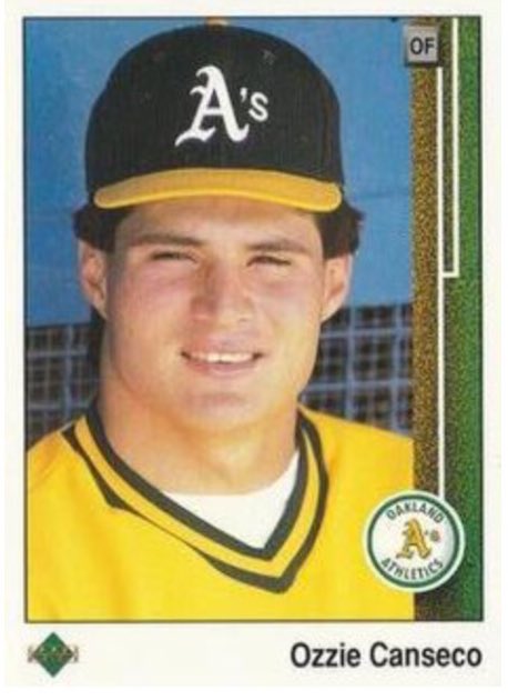 baseballcardDoc's tweet image. The second most famous Canseco and third most famous Ozzie. ⚾️⚾️⚾️ #ozziecanseco #1989upperdeck #upperdeck #rookiecard #baseballcard #baseballcards #baseballcarddoc #baseballcardmovie #jackofalltrades #athletics