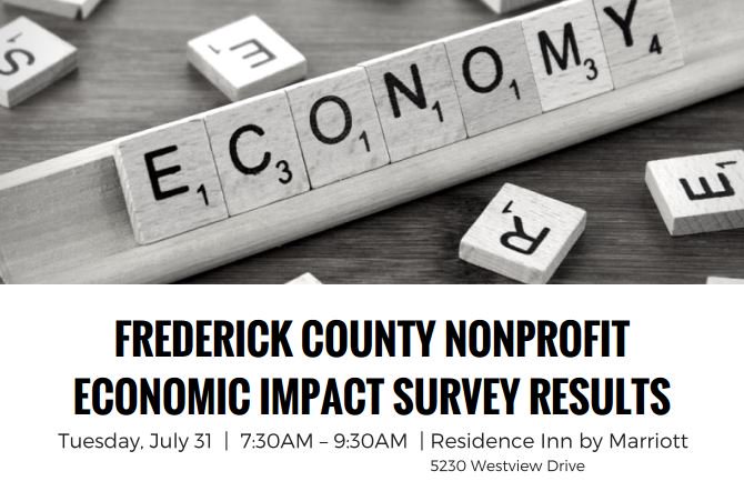 What is the impact of Frederick County Nonprofit Organizations on the welfare and economy of Frederick County?  Let's find out. Register at bit.ly/2zfaIxo