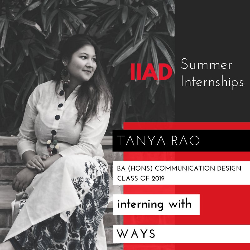 iiad_design's tweet photo. Way to go Tanya!
We hope you get to learn some amazing skills from the talented team at Ways.
#iiaddesign #iiadmoments #iiadinternships #designinternships #summerinternships #paidinternships #ways https://t.co/AhrgwjoaM3