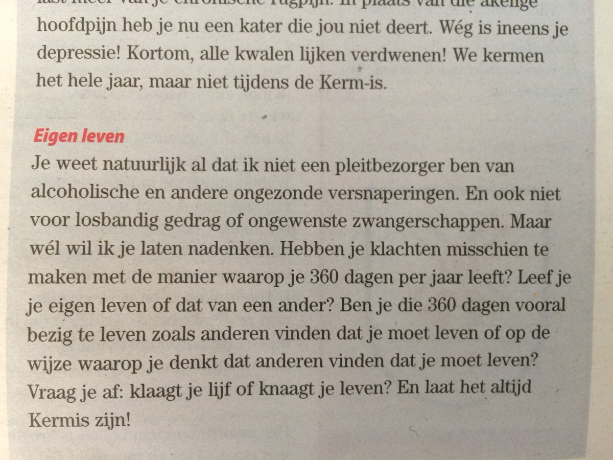 Klaagt je lijf of knaagt je leven? Mooi beschreven huisarts van Wijk #uitgeest #deuitgeester