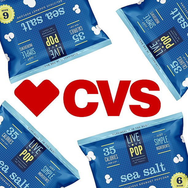 livelovepopLLC's tweet image. Making a CVS run? Be sure to pick up YOUR POP in stores now! It's the go-to snack that never disappoints. Satisfying post-workout munchies and Netflix binge cravings since 2013, Live Love Pop is THE go-to smart snack that GIVES BACK! 

#CVS #LiveLovePop #healthysnack #popcorn