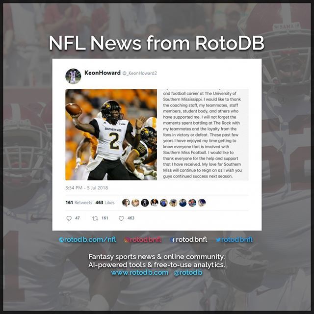 rotodbncaafb's tweet photo. https://t.co/kViEpPPOLM Sports News from KeonHoward #Sports #Fantasy #FantasySports #Football #NCAA #CollegeFootball https://t.co/W1tgS8Toog