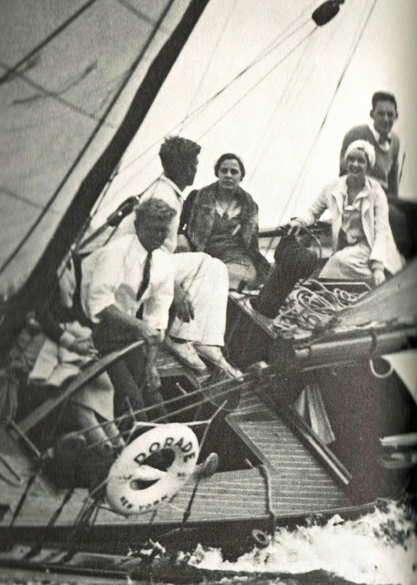 Dorade1929's tweet photo. #FlashbackFriday to Dorade featured in "Yachts Under Sail" by Alfred Loomis, originally published in 1933. https://t.co/gW7T9baG0L