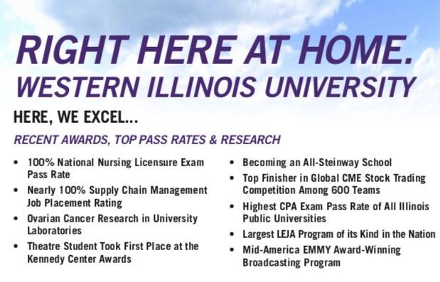 We are so proud to share some of our recent awards, top pass rates and research! Right HERE at Western Illinois University! #WIUPride