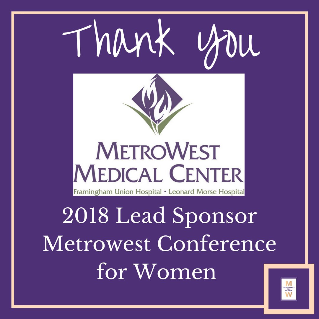 MWMassWomen's tweet photo. Look who supports women in our community! Thank you to @MetroWestMedCtr for being our Own It! Lead #1 Sponsor of this year's @MWMassWomen #grateful #theysupportwomen #ourtimeisnow2018 #metrowestwomen https://t.co/7eUBhOcfYi