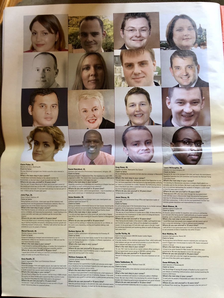 MarkLloydCBE's tweet image. Stumbled across a 14 year old edition of the @themjcouk’s “40 Under 40’

#ClassOf2004

#WhereAreTheyNow?