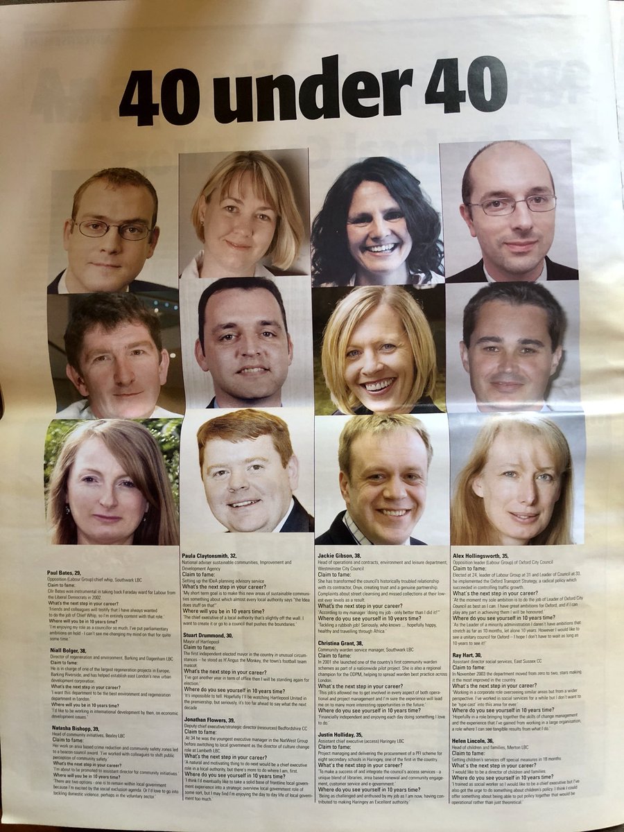 MarkLloydCBE's tweet image. Stumbled across a 14 year old edition of the @themjcouk’s “40 Under 40’

#ClassOf2004

#WhereAreTheyNow?