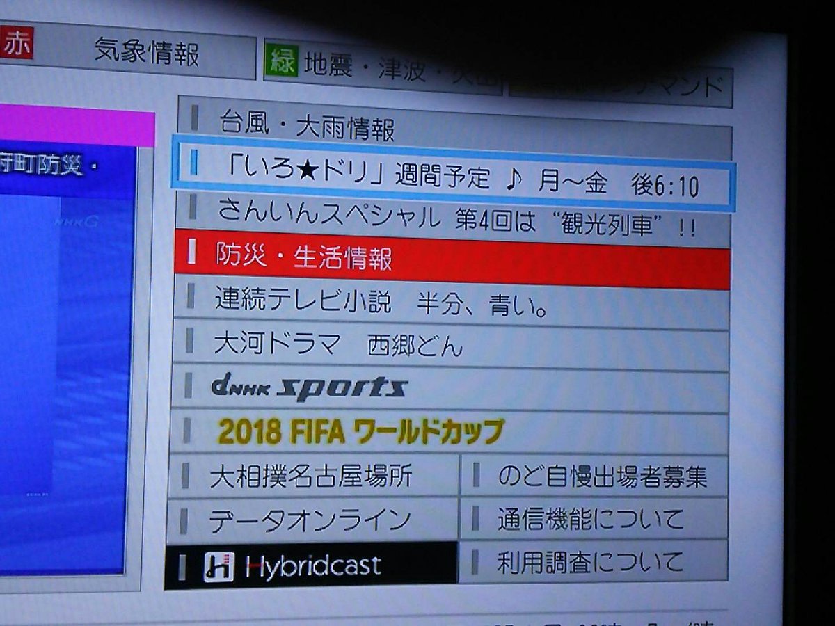 データ放送の利用