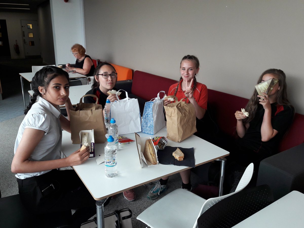 CLHSLib's tweet image. Lunch and then start on the free books. #LBOY2018