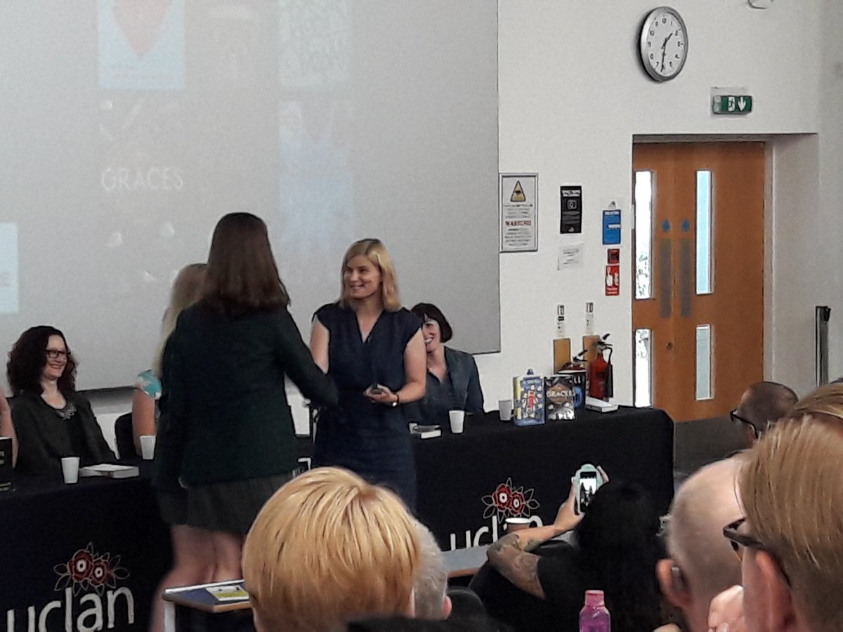 CLHSLib's tweet image. The winner of the Lancashire Children's Book of the Year Award is Sue Wallman, See How They Lie.  Congratulations @SueWallman #LBOY2018