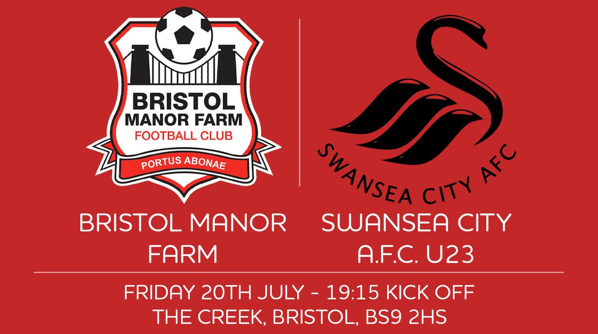 ManorFarmFC's tweet photo. NEWS // Who doesn't love a bit of Friday football? Another pre-season friendly has been added, we will host @SwansOfficial U23s at The Creek on the 20th of July, more details to come later today. https://t.co/tseck9iPoO