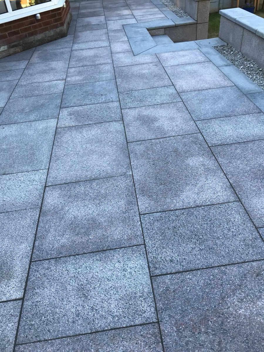 VisionLandscap2's tweet image. CED Stone, Pink/Blue Grey Granite Patio and Steps
