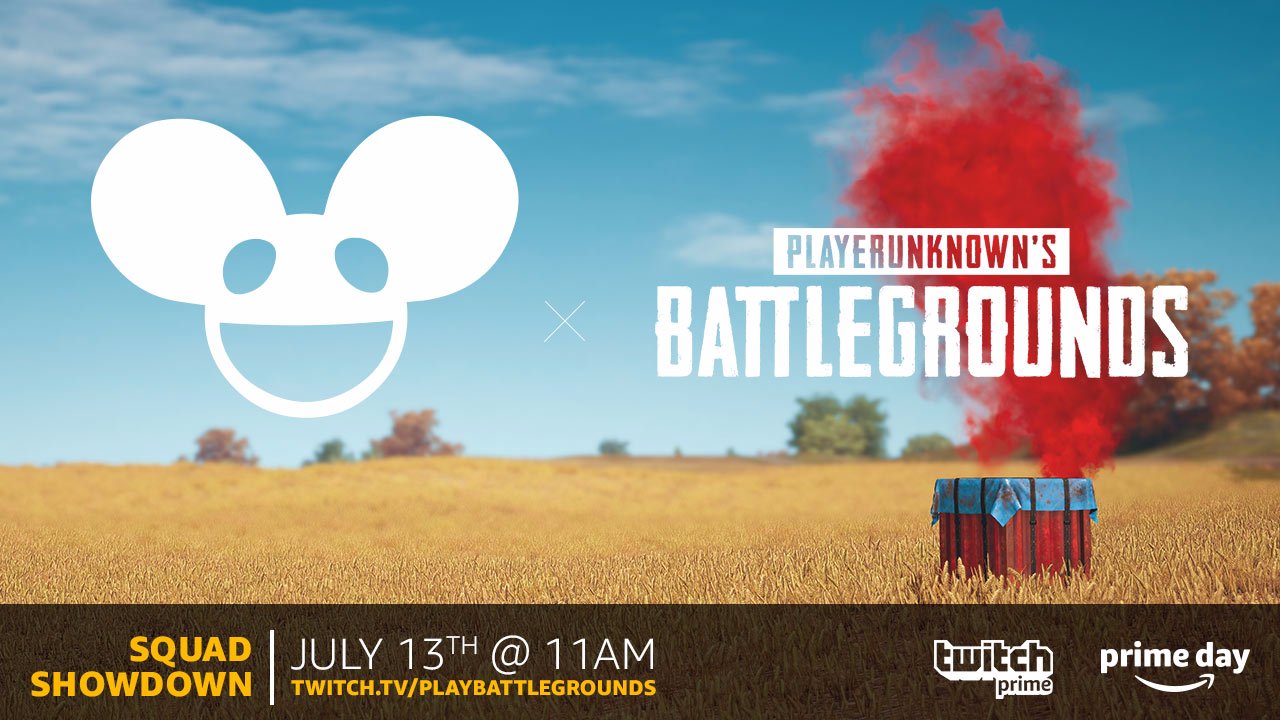 Prime Gaming on X: #WinnerWinnerChickenDinner - The @PUBG Squad Showdown -  An Unboxing Prime Event ft. @deadmau5 is coming on July 13! We're bringing  you EXCLUSIVE #TwitchPrime member loot, some of your