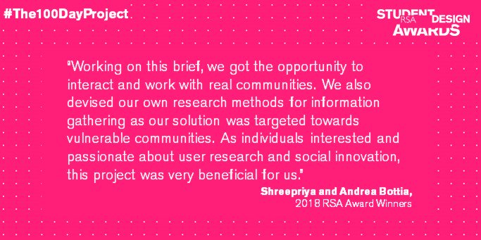 We love this #The100DayProject quote that talks about the importance of user research and of adapting your research methods to your target audience