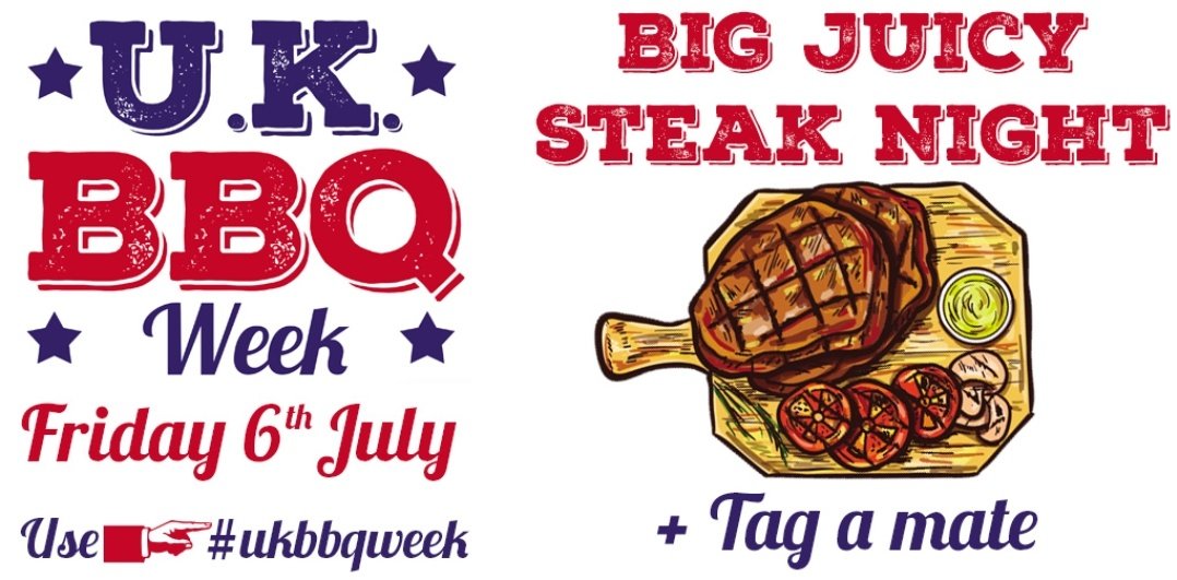 The home bell is ringing 🔔 Time to head back from the daily grind and start our campaign off right and get your #ukbbqweek steak on.
Don't forget to tag us in all your pictures. The #weekendvibes start now. ukbbqweek.com