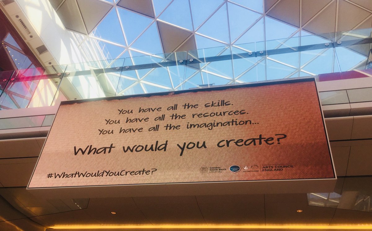 ITLWorldwide's tweet photo. #WhatWouldYouCreate? Love this from @TheArtsCouncil #TheArts https://t.co/wSxLQNh2vw