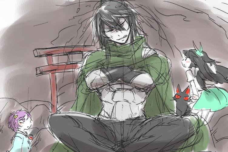 茶丸九 V Twitter 東方の八咫烏様を擬人化したものです 性転換もする 茶丸九 V Twitter 東方の八咫烏様を擬人化したものです 性転換もする