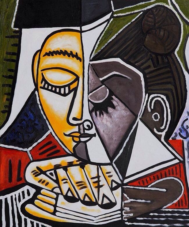_Emmet_Emmet's tweet image. Pablo Picasso | 1953
Tete d'une Femme Lisant (Head of a Woman Reading)