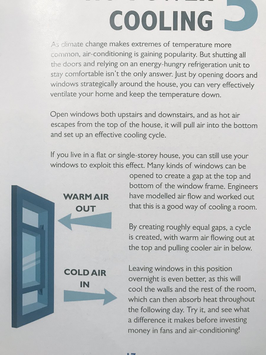 Sian Berry In Heatwaves Why Do I Still See Hardly Anyone Opening Sash Windows Top And Bottom To Help Cool Their Flats I Put This Bit Of Advice In One