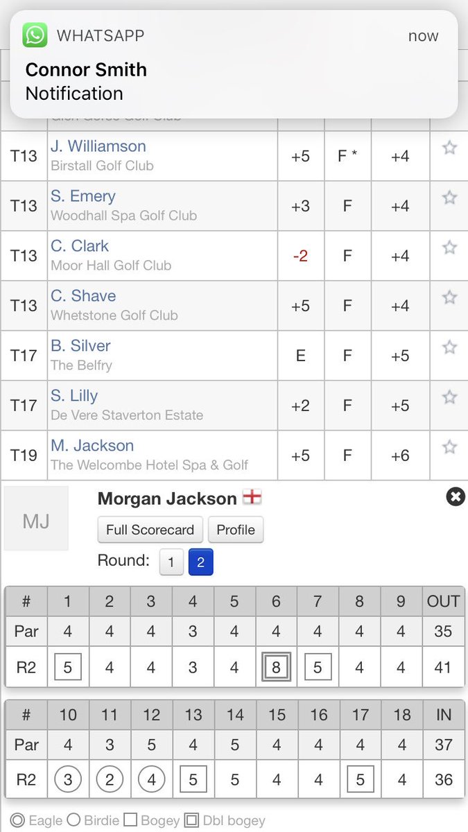 mjacksongolf's tweet photo. Games trending in the right direction just need to get rid of the lost ball on 5th hole today and ⛄️in 2nd round yesterday ⛳️ still chasing that 1st 🏆 #letsplaygolf #mjgolfacademy #mercedes #jlindeberggolf #taylormadegolf #footjoygolf #quotidianinvestments #smartsystemsuk https://t.co/gSjhX8vyNw