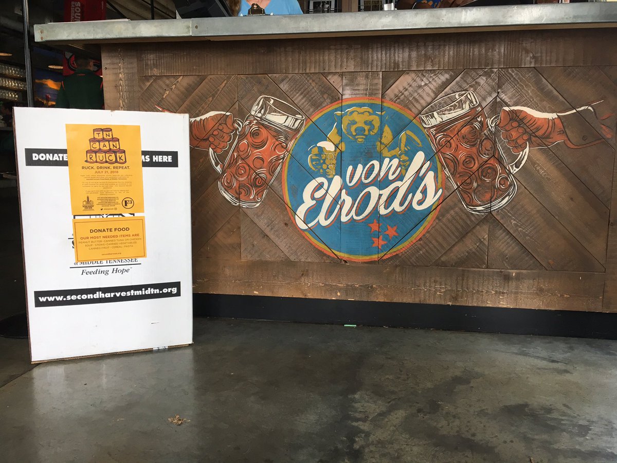 Another bin dropped! Fight hunger and feed hope <a href="/VonElrods/">Von Elrod's</a>. #tncanruck #tncanruck001