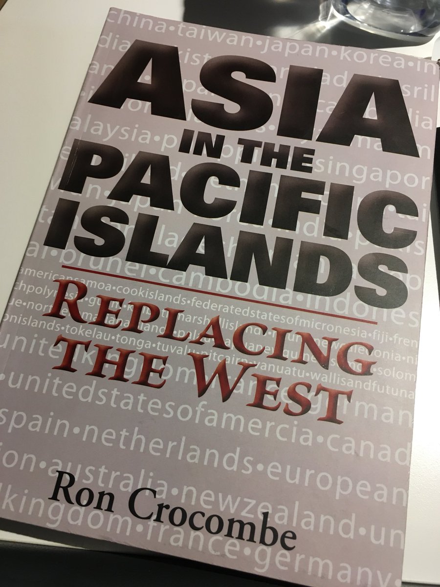 Found the incomparable Papa Ron at Nadi Airport book store - no doubt compulsory reading for all those now writing about China in the Pacific.