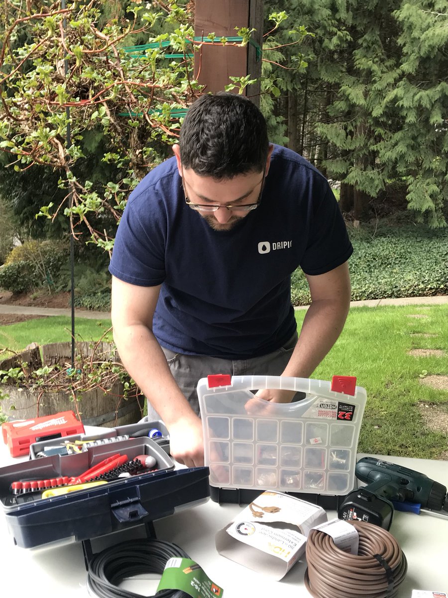 smartdripio's tweet photo. Back in early spring first ever #dripio installation (outside of dripio #garden) in Sammamish, WA #smartwatering https://t.co/Khq04Wvcmu